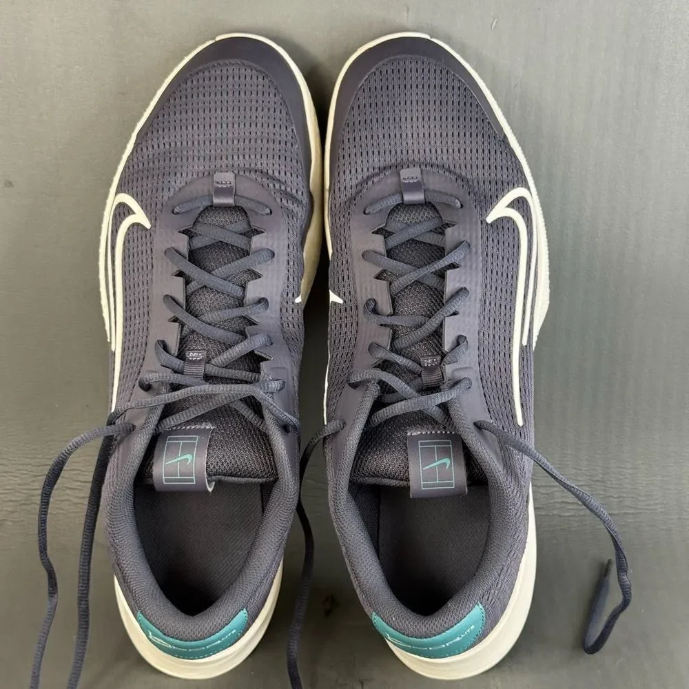 Nike Court Vapor Lite 2 HC Low Gridiron Mineral Teal shoe men’s size 14